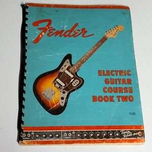Fender Electric Guitar Course Book Two - Original Vintage 1966 Ephemera MCM